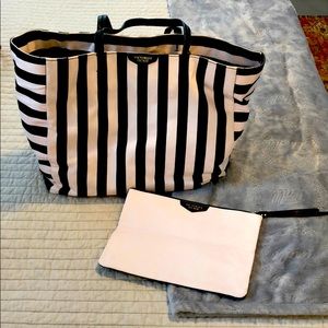 Victoria Secret Tote with matching clutch bag